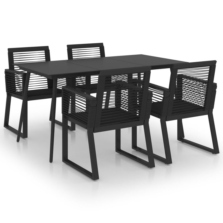 Corrigan Studio® Tamaroa Rectangular 4 Person 59.06'' Long Dining Set